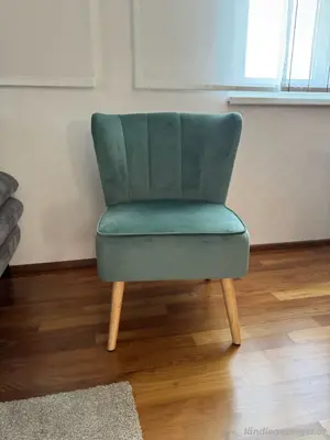 Schöner Sessel in Samt-Optik Bild 3