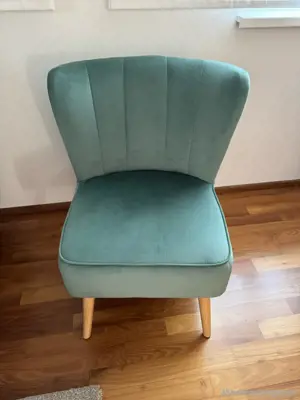 Schöner Sessel in Samt-Optik Bild 4