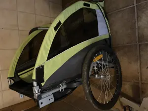 Fahrrad Anhänger für 2 Kinder Bild 2