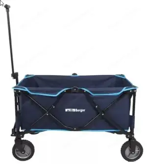 Berger Bollerwagen 129 Liter blau