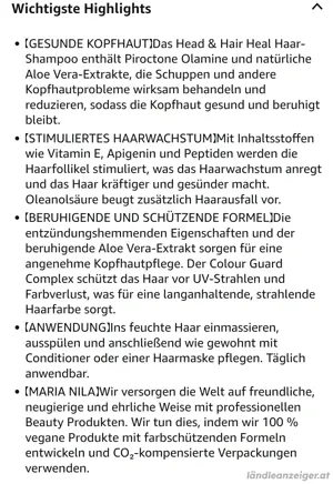 Shampoo Heal Totes Meer Shampoo Bild 3