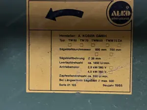 Alko Tisch-Wipp-Kreissäge
