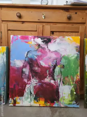 2 Bilder Acryl auf Keilrahmen Bild 3