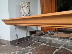Bord-Regal Masivholz Eiche 
