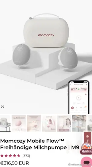 Momcozy M9 Milchpumpe Bild 4