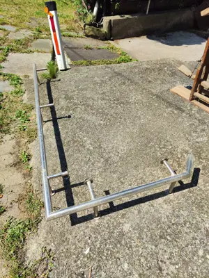 FussStütze  110  x  220 cm  Edelstahl