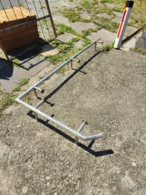 FussStütze  110  x  220 cm  Edelstahl Bild 2