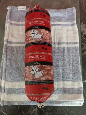Barf Rinder Mix Fleisch für Hund und Katzen 