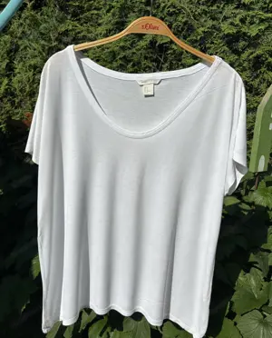 Weißes Damen Oberteil von H&M Basic