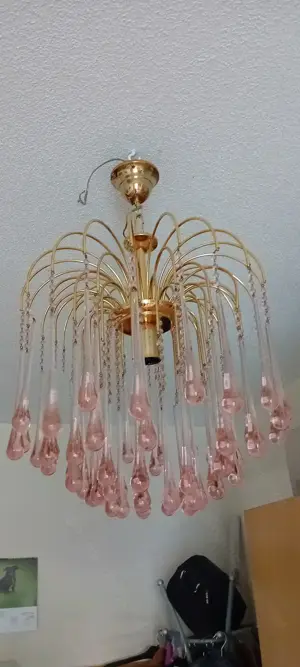 MURANO Glas Leuchte Tropfen Lampe  Bild 3