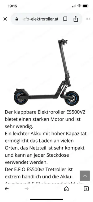 E-Scooter guter Zustand Bild 2