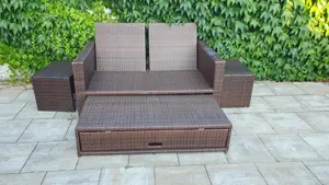 vielseitiges Gartensofa günstig abzugeben Bild 2