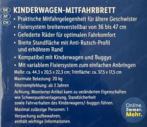 Lupilu Kinderwagen Mitfahrbrett   mit OVP, kaum benutzt! Bild 5