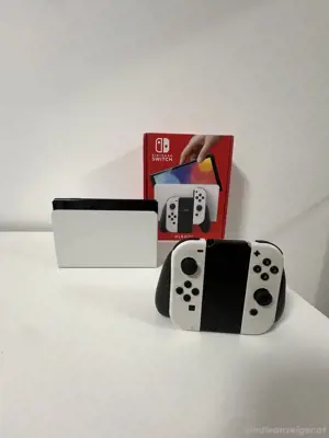 Tragbare Nintendo Switch OLED-Modell HEG-001-Konsole   64 GB   Weiß Bild 3