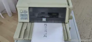 Epson LQ-670 Nadeldrucker Drucker mit Rollwagen, 2 Stk. neue Farbbandkassetten, USB zu DB25 Kabel  Bild 5