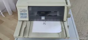 Epson LQ-670 Nadeldrucker Drucker mit Rollwagen, 2 Stk. neue Farbbandkassetten, USB zu DB25 Kabel  Bild 3