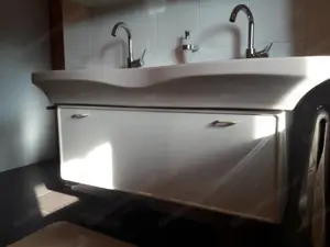 Doppel Waschbecken Bahama beige Bild 5