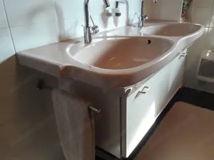 Doppel Waschbecken Bahama beige Bild 2