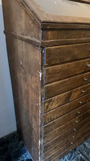 Antiker Apothekerschrank   Architektenschrank  Bild 6