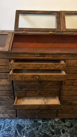 Antiker Apothekerschrank   Architektenschrank  Bild 8