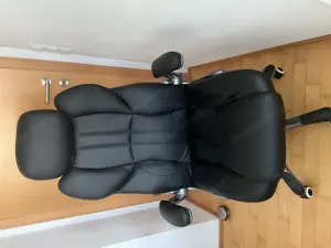 Bürostuhl Kunstleder, mit Armlehnen