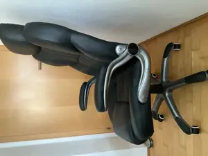 Bürostuhl Kunstleder, mit Armlehnen Bild 2
