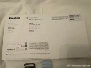 Apple Watch Ultra 49 mm Titangehäuse mit Starlight Alpine Loop, groß (GPS+.) Bild 5