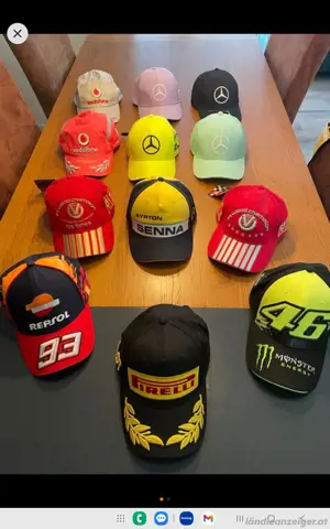 F1 und Moto GP Caps