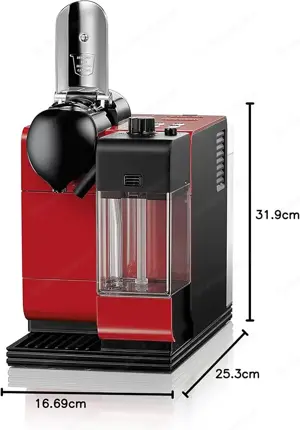 De'Longhi EN 520.R Nespresso Lattissima +   Nespresso System Milchschaum-System Passion Red Bild 4