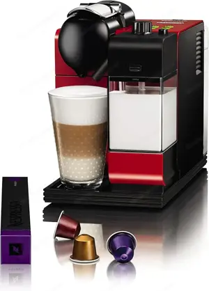 De'Longhi EN 520.R Nespresso Lattissima +   Nespresso System Milchschaum-System Passion Red