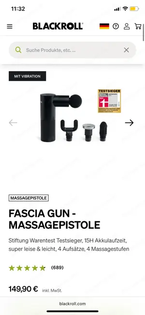 Blackroll Massagepistole  Bild 8