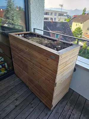 Empasa Hochbeet Kommode "MOVE", 115 x 95 x 50 cm - Naturholz Bild 2