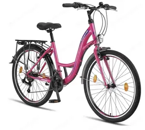 Licorne Bike Stella Premium City Bike ,26"Fahrrad für Mädchen und Damen 21 Gang-Schaltung  Bild 2
