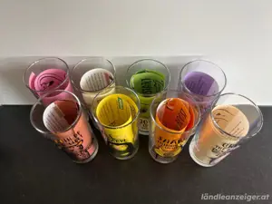 8 Trinkgläser mit Motiven Bild 2