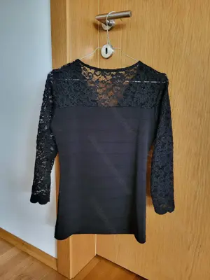 Oberteil schwarz glitzernd