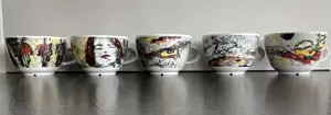 5 Saeco Designer Kaffeetassen 