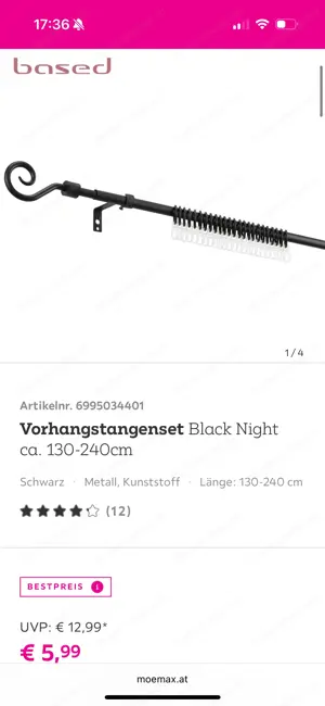 Vorhangstange NEU