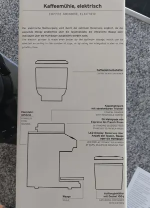 Kaffeemühle elektrisch Bild 2