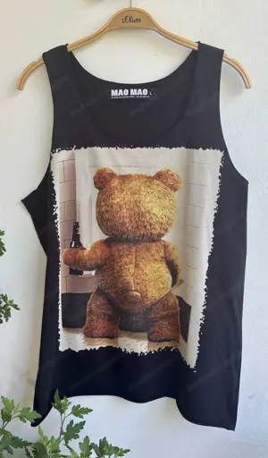 Schwarzes Herren Top von Mao Mao