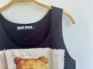 Schwarzes Herren Top von Mao Mao Bild 3