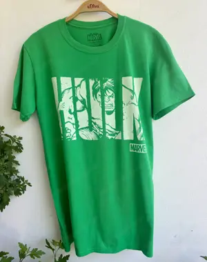 Grünes Shirt von Marvel mit Hulk