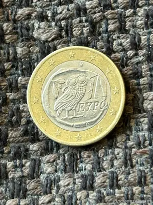 1 Euro Umlaufmünze Griechenland 2002