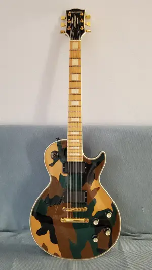 ESP Edwards LP-135 Camo Zakk Wylde Les Paul Custom, MiJ