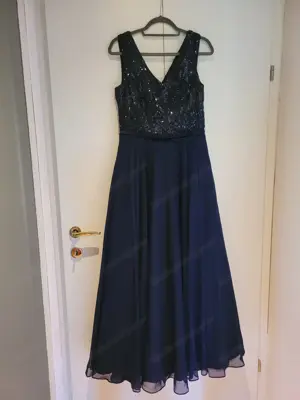 Ballkleid von Paradi Gr 38, dunkelblau Bild 4