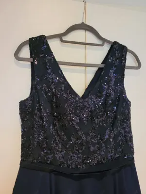 Ballkleid von Paradi Gr 38, dunkelblau Bild 2