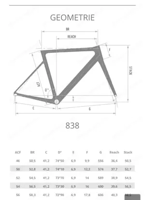 De Rosa 838 Carbon Rennrad Disc 105 Di2 Bild 6