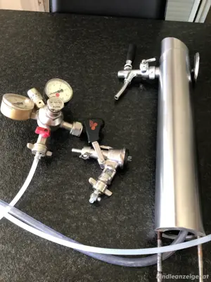 Zapfsäule Edelstahl Mohrenbräu Bild 2