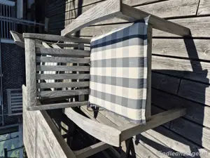 4 Gartenstühle aus Teak Bild 2