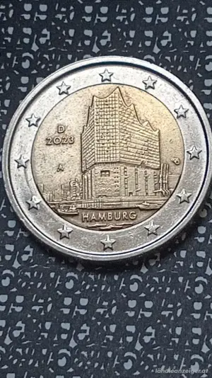 2 euro  münzen 2023 A Elbphilharmonie hamburg 