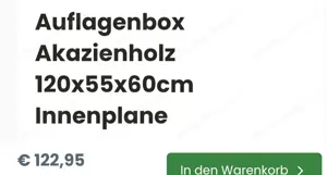 Gartenbox Holz fast neu Bild 3